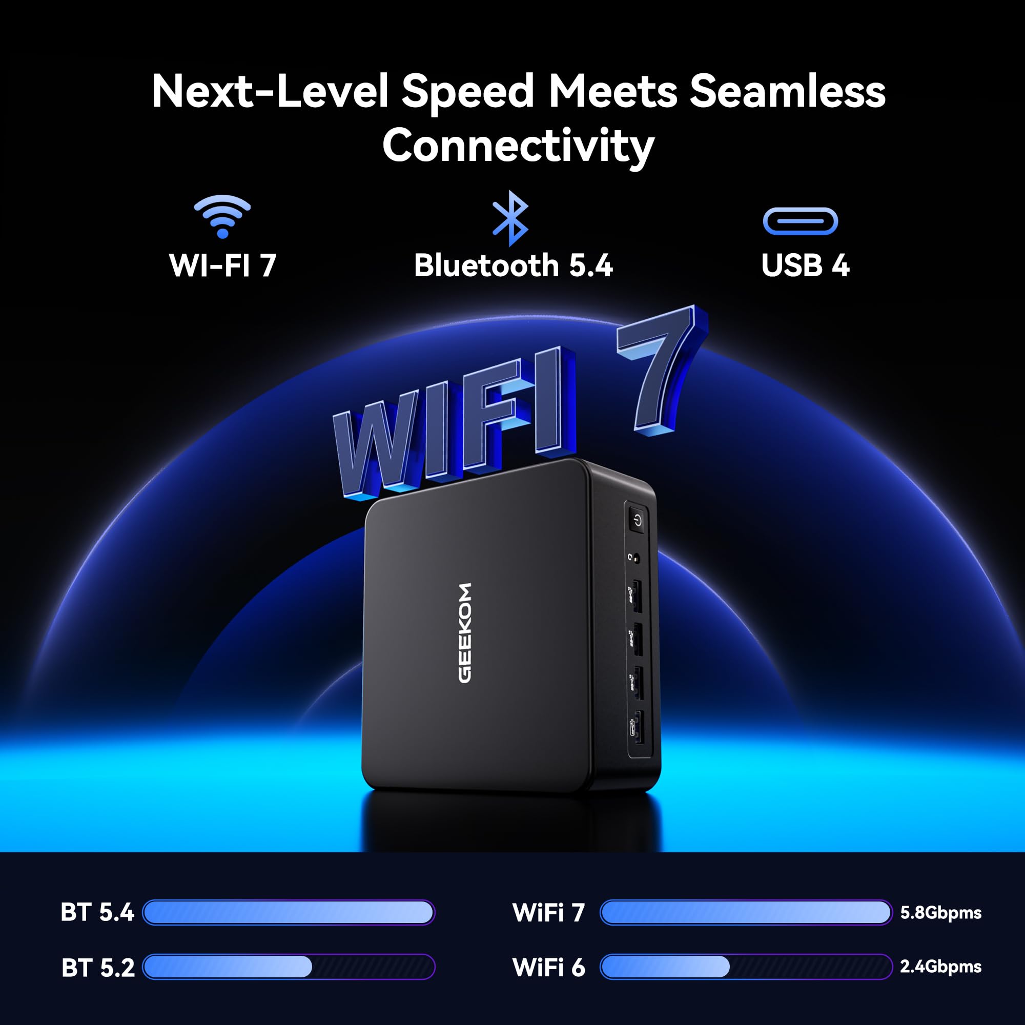 12th Gen Mini PC with 16GB RAM, 1TB SSD & Windows 11 Pro