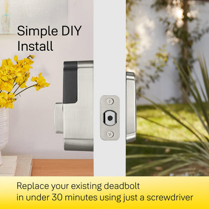 Smart WiFi Deadbolt Lock with Touch Keypad & Fingerprint Scanner