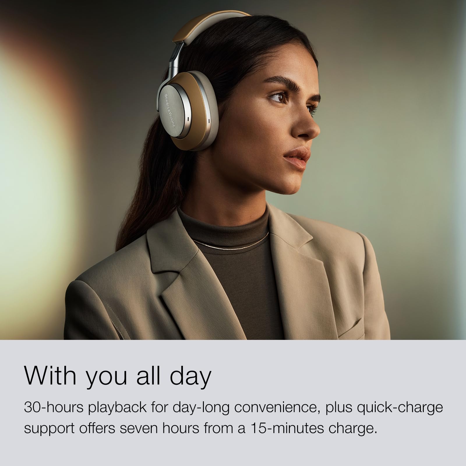 Bowers & Wilkins Px8 Over-Ear Wireless Headphones with Active Noise Cancellation