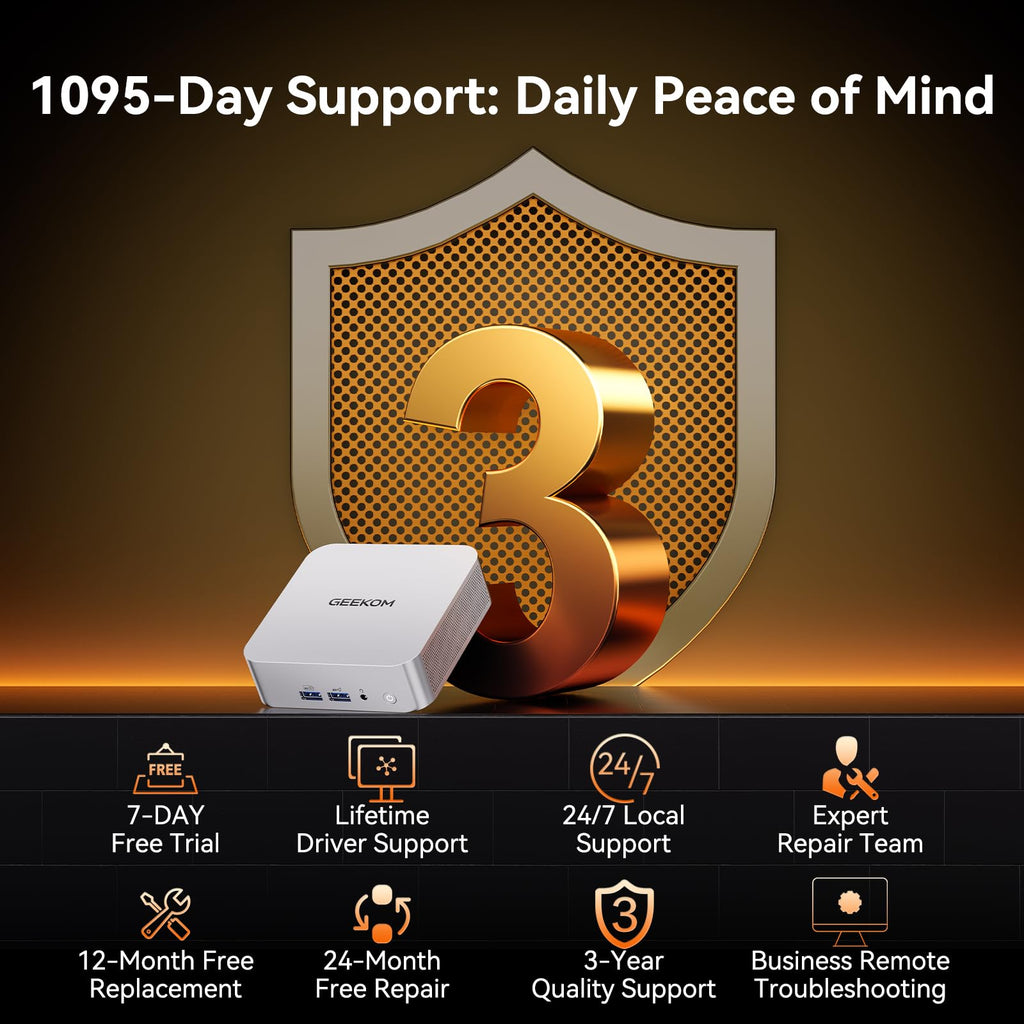 8K Mini PC with WiFi 6, Bluetooth 5.2 & Windows 11 Pro