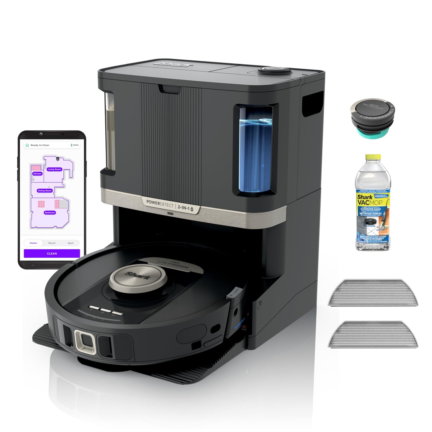 Robot Vacuum & Mop with Self-Emptying & Auto-Refill Dock