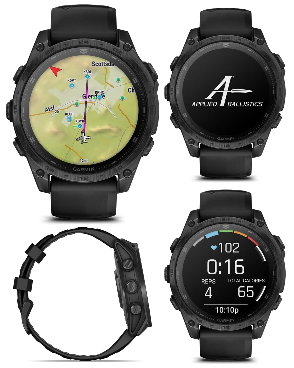 Tactical GPS Smartwatch with Ballistics & Outdoor Tracking