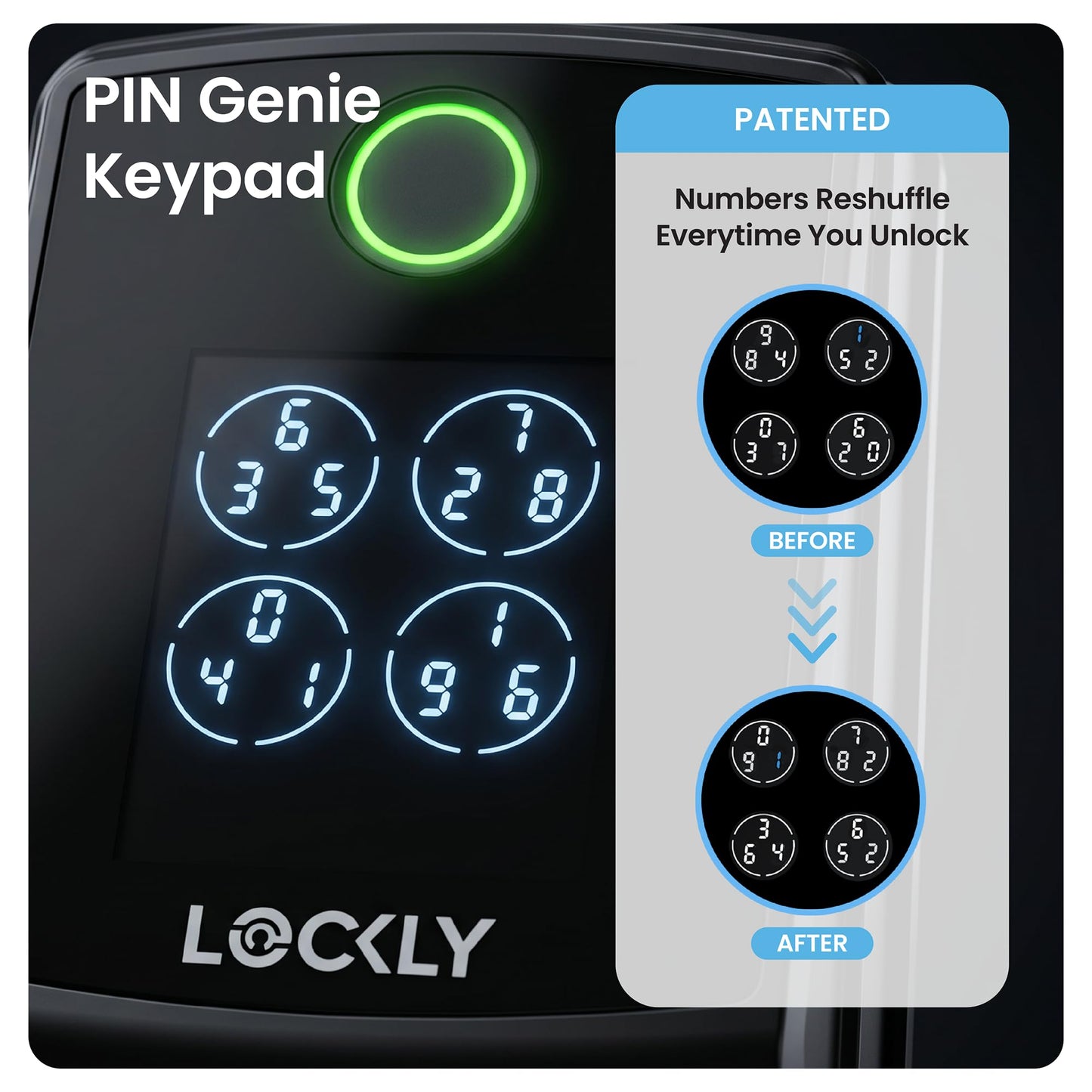 Smart WiFi Door Lock with Fingerprint & Keyless Entry
