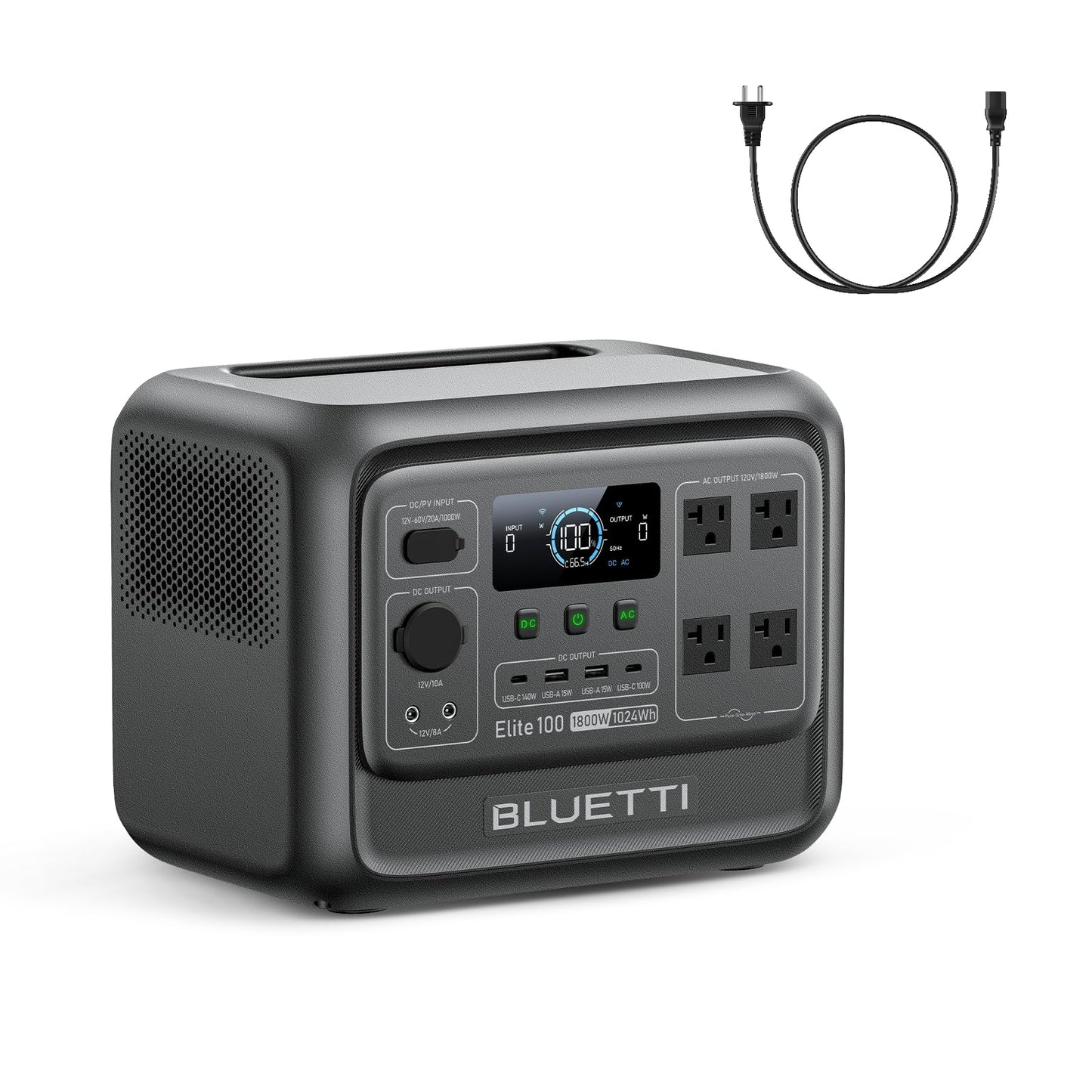 BLUETTI Solar Generator Elite 100 V2 with Solar Panels