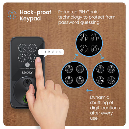Smart Door Lock with Fingerprint, Keyless Entry & Remote Control