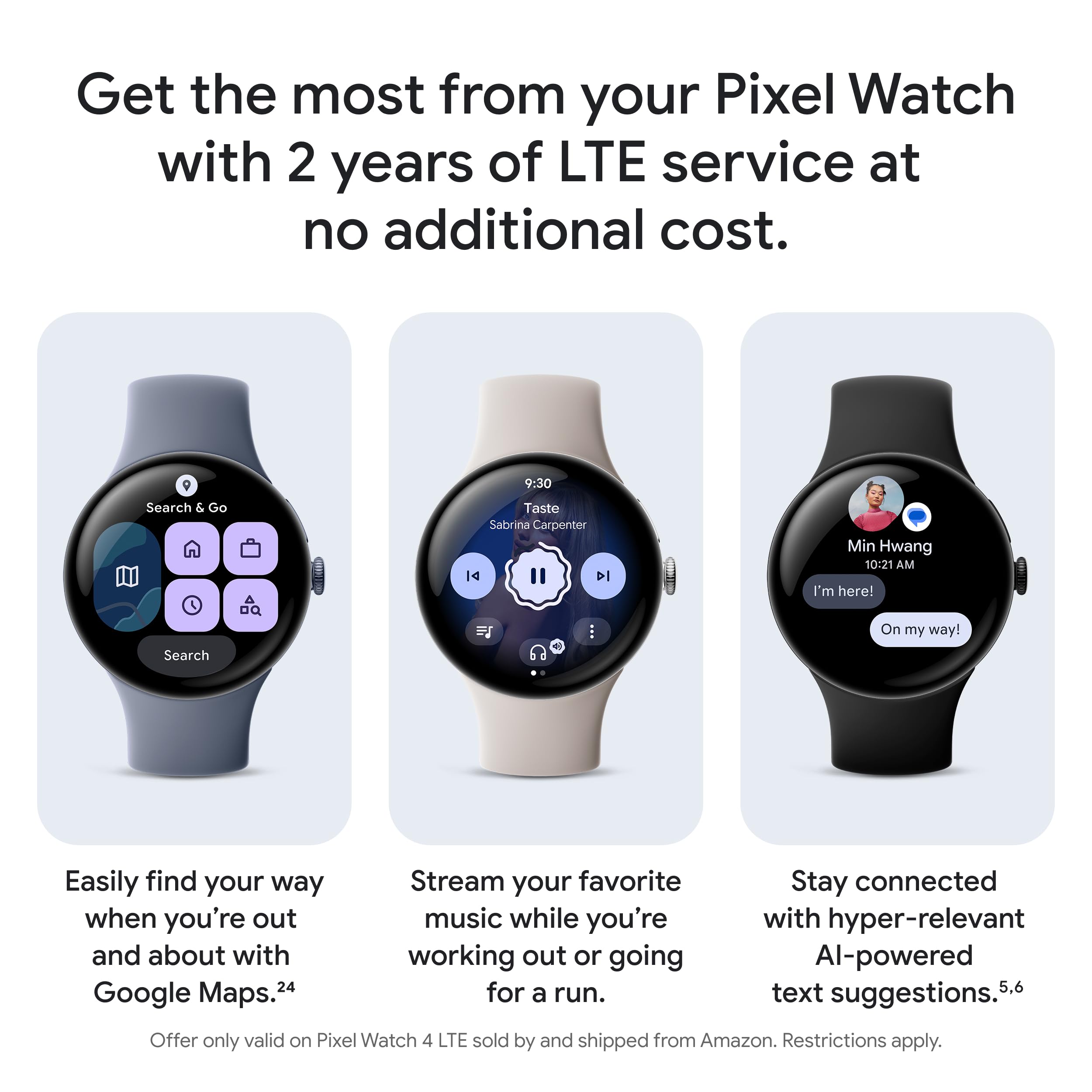 41mm LTE Smartwatch with Fitness & Sleep Tracking