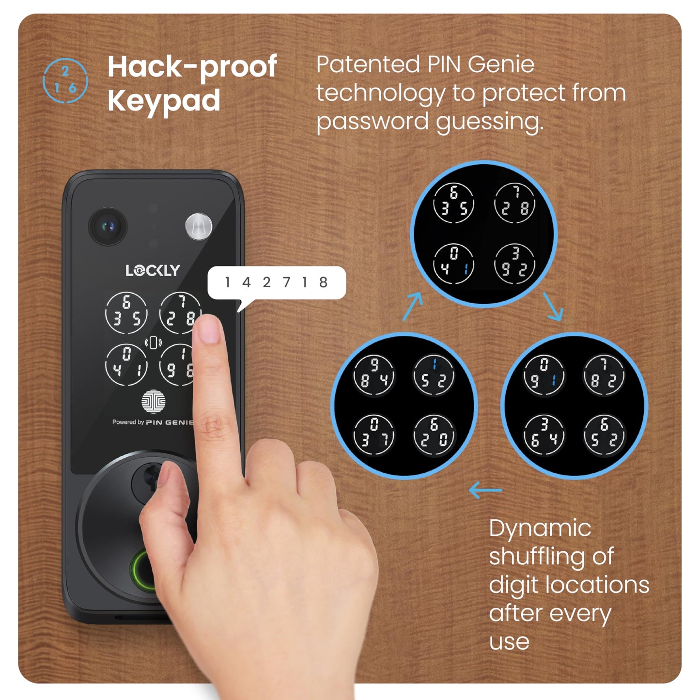 Smart Video Door Lock with Fingerprint, WiFi & Keyless Entry