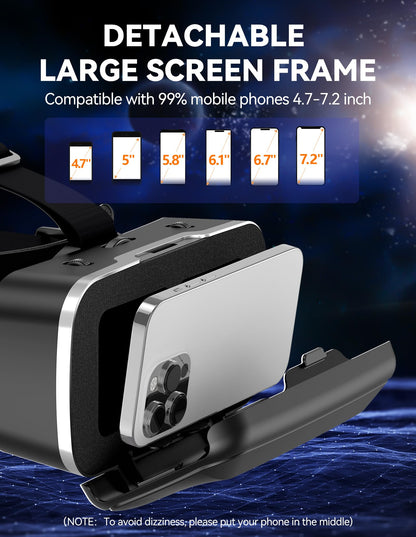 TECKNET VR Headset for Phone