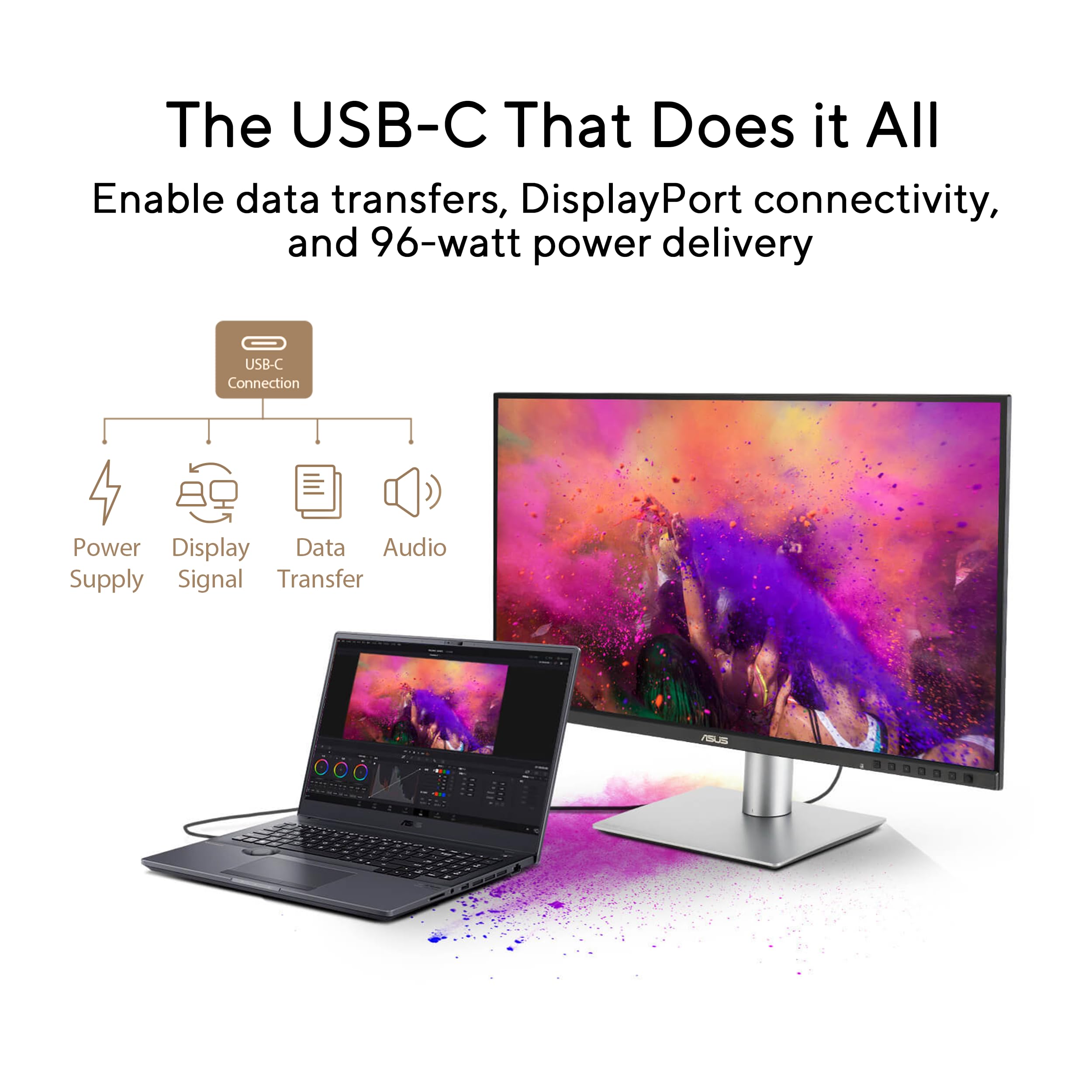 ASUS ProArt Display 27” 1440P Professional Monitor (PA278QGV) – IPS