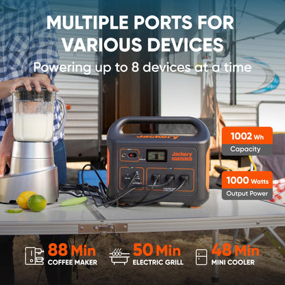 1002Wh Portable Power Station with 1000W AC Output