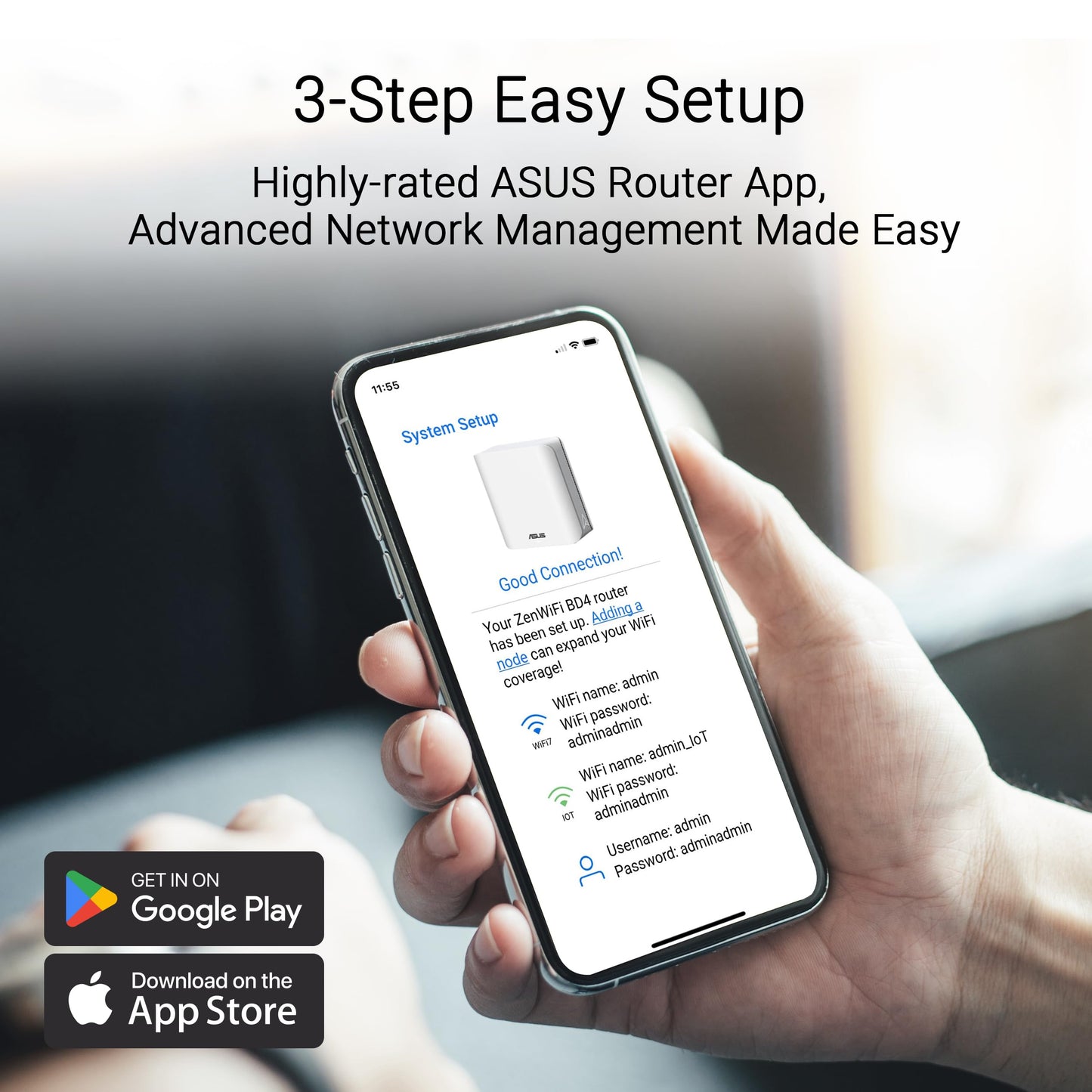 ASUS ZenWiFi BT10 Tri-Band WiFi 7 Mesh