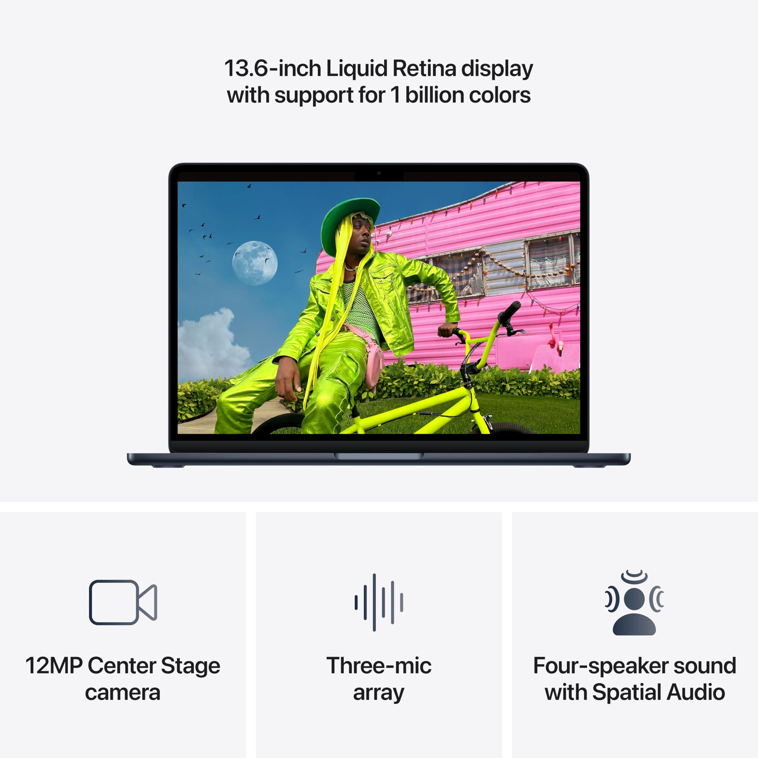 13.6" AI Laptop with 16GB Memory, 512GB SSD & WiFi 7