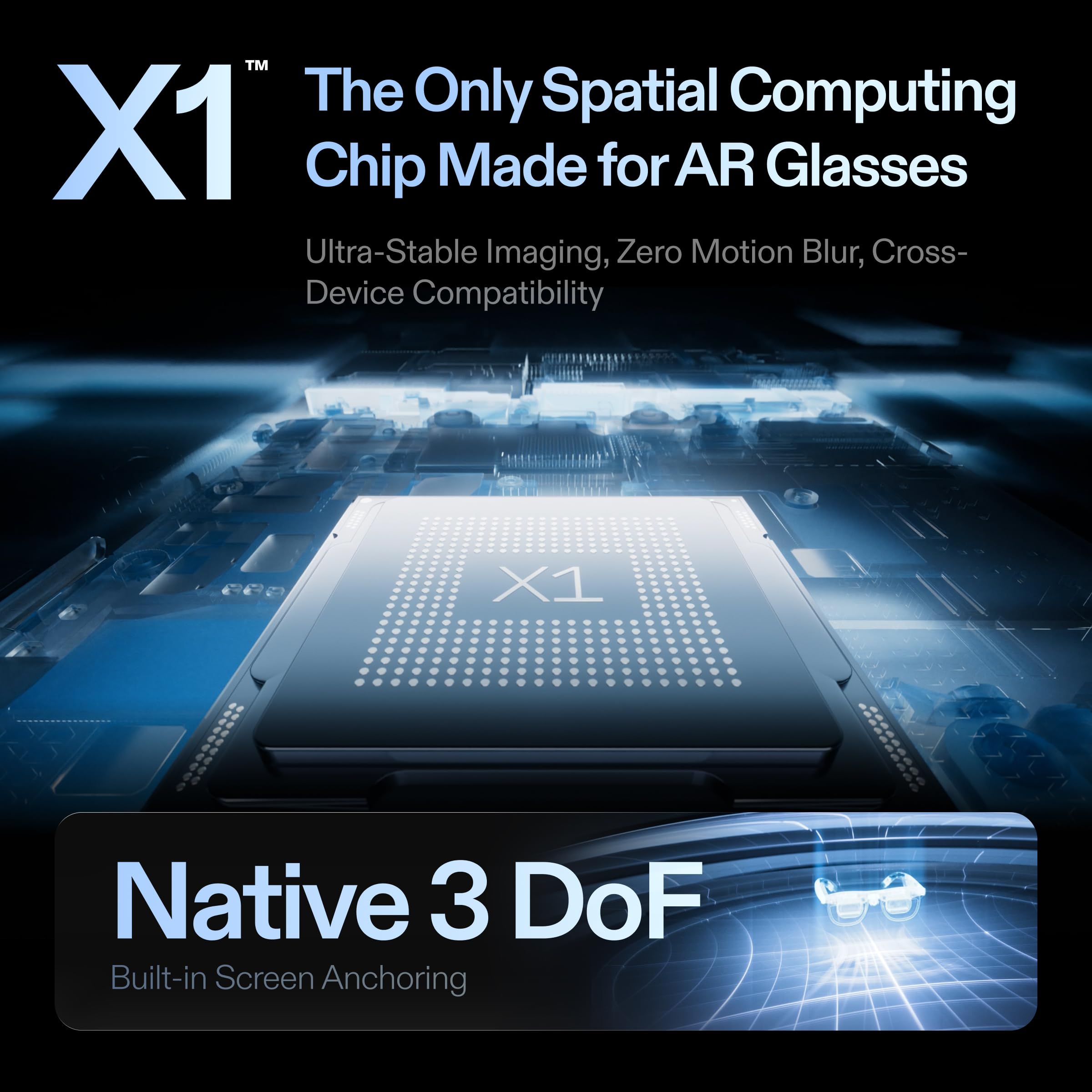 One Pro AR Glasses with 171" 120Hz FHD 3D Display