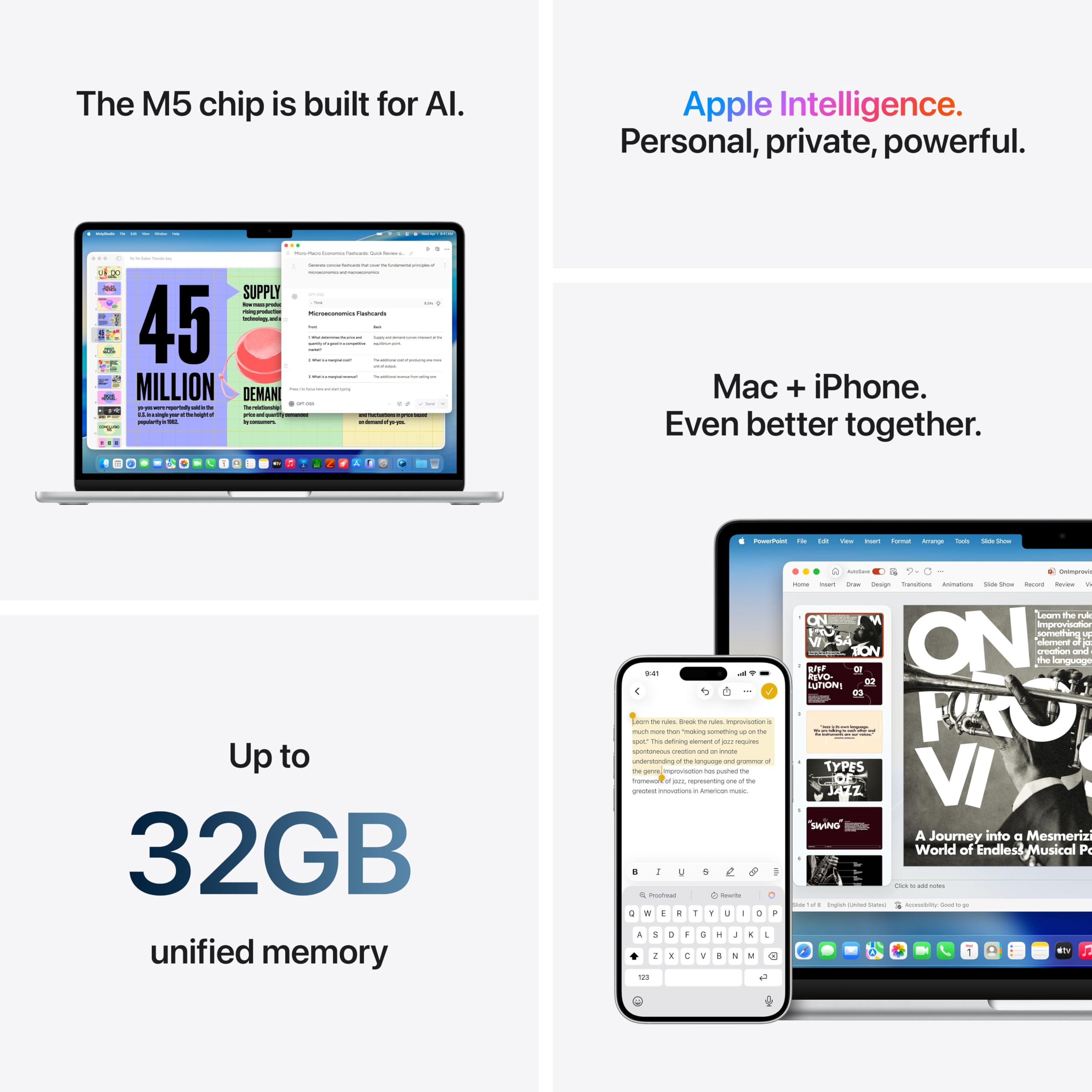 13.6" AI Laptop with 16GB Memory, 512GB SSD & WiFi 7
