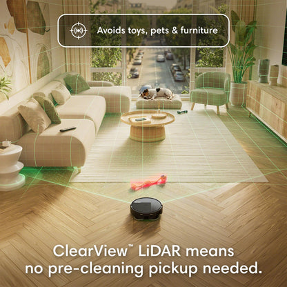Robot Vacuum & Mop with 20,000Pa Suction & Self-Cleaning Dock