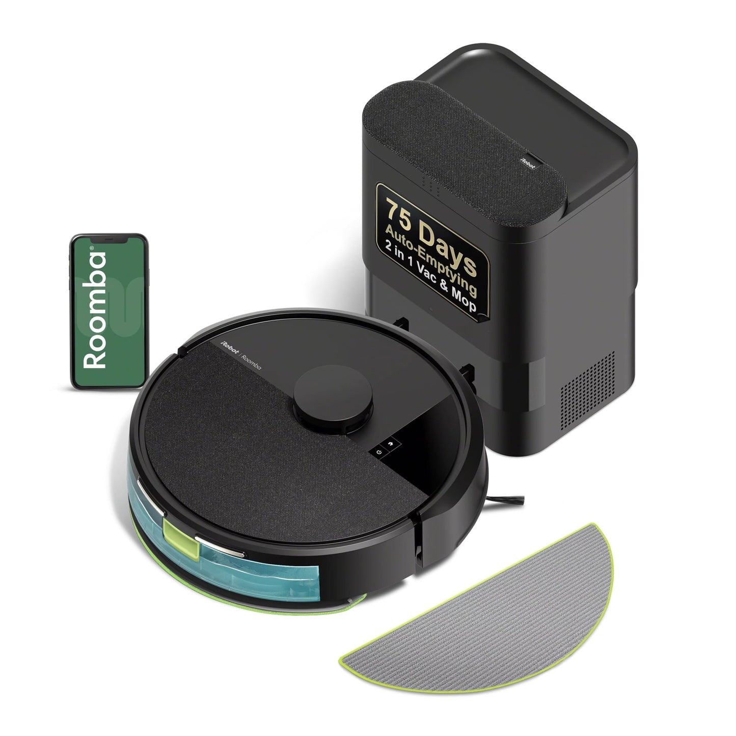 Robot Vacuum & Mop with Auto-Empty Dock & LiDAR Mapping