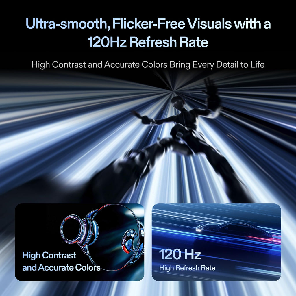 One Pro AR Glasses with 171" 120Hz FHD 3D Display