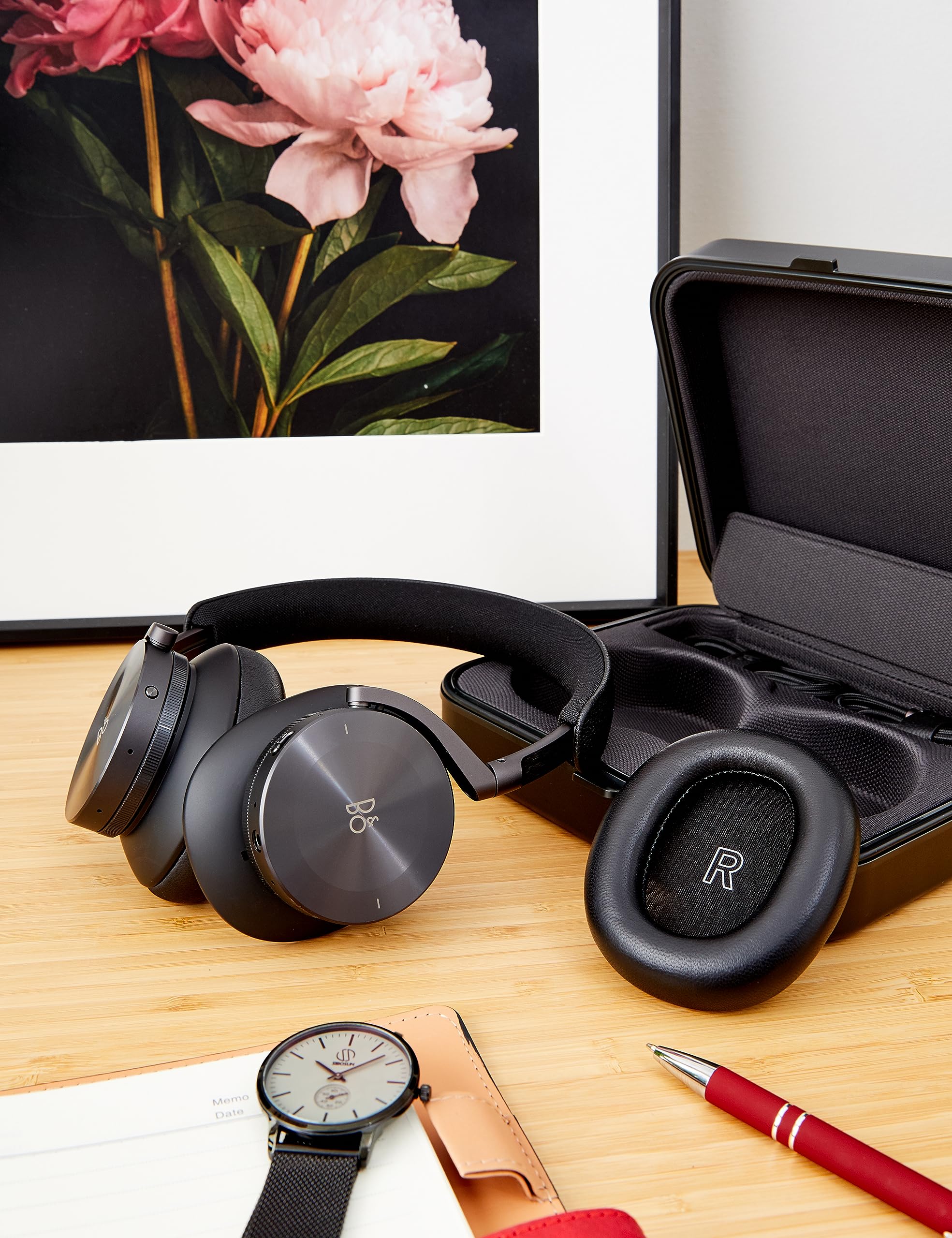 Premium Wireless ANC Over-Ear Headphones with Carrying Case